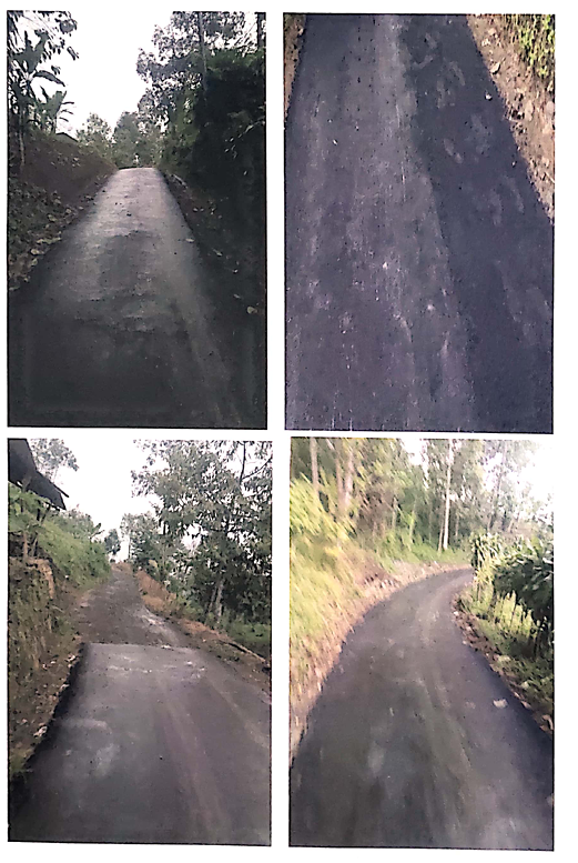 REALISASI PENINGKATAN JALAN DESA RUAS JALAN DESA PASIR MUNCANG -BATAS DESA CIMANGGU