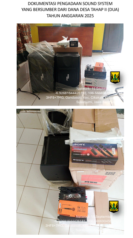 PENGADAAN SOUND SYSTEM