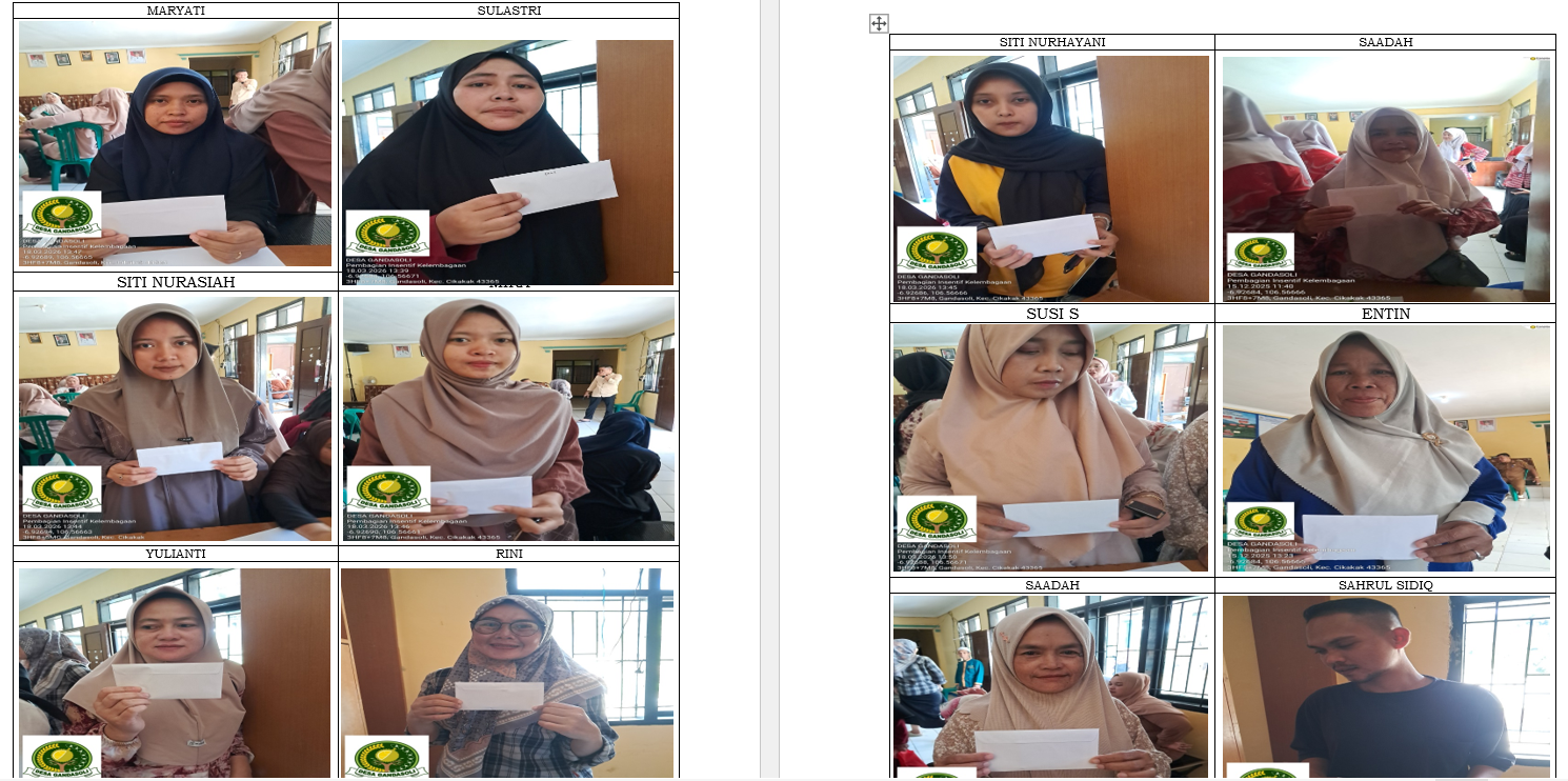 PENYALURAN INSENTIF GURU PAUD BULAN JANUARI SD MARET 2026