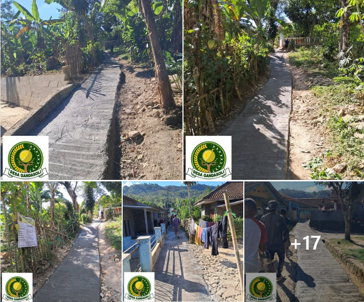PEMBANGUNAN RABAT BETON JALAN GANG DUSUN 1 KP. KEBON CAU RT. 01/02