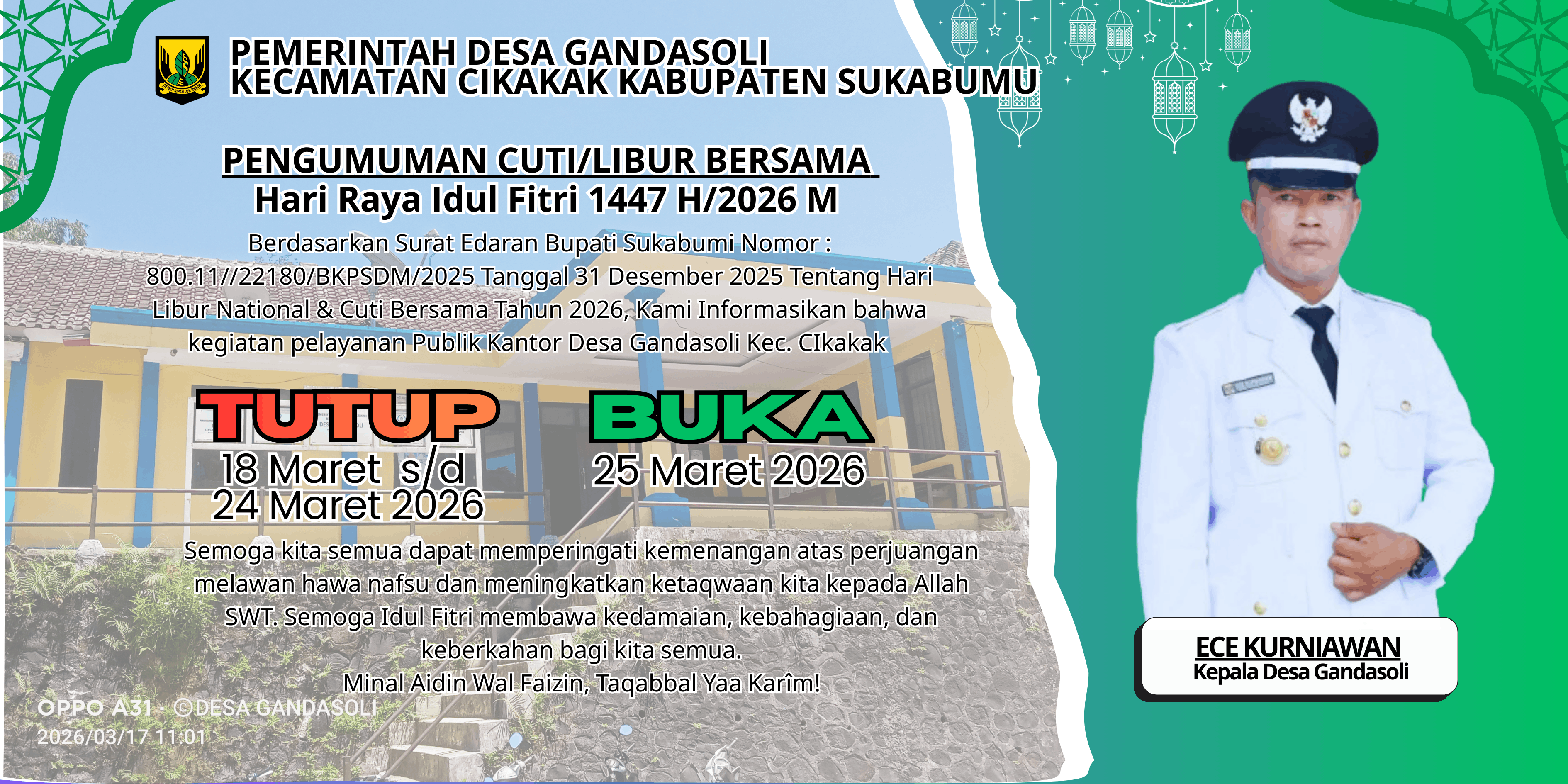 HARI LIBUR NATIONAL DAN CUTI BERSAMA 1447 H/2026 M