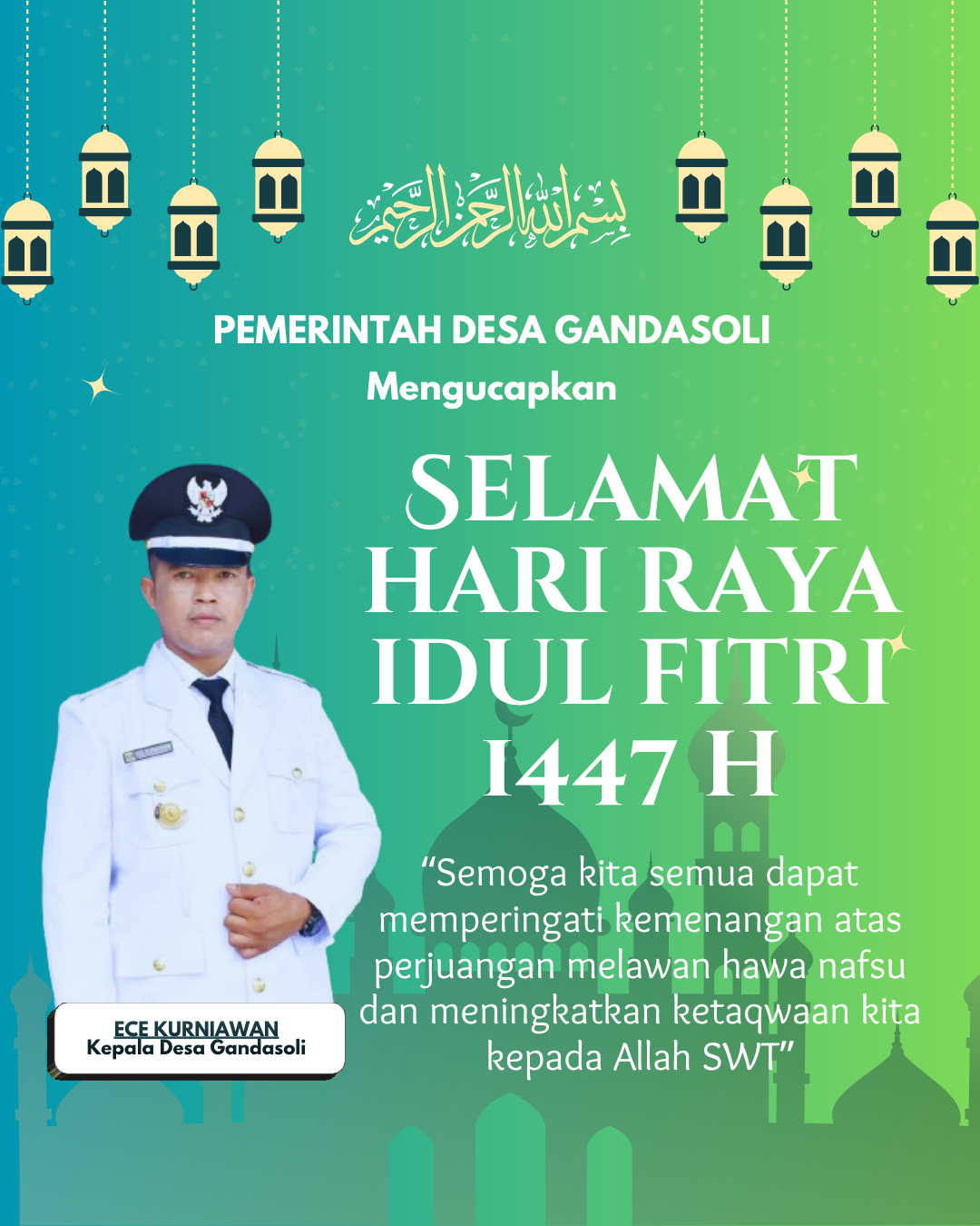 SELAMAT HARI RAYA IDUL FITRI 1447 H/2026